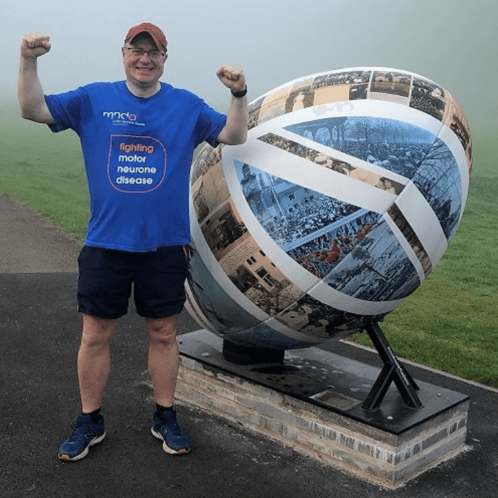 Mark Llewellyn running for charity