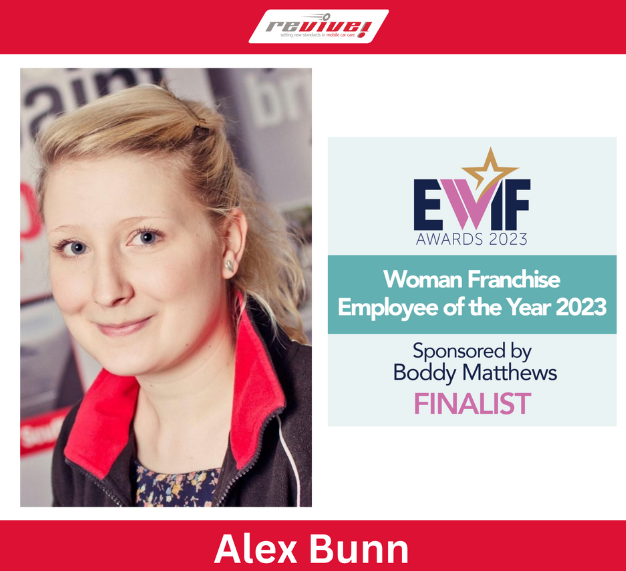 Revive!'s franchisee training manager, Alex Bunn, has been shortlisted for an EWIF award