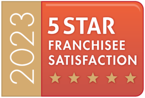 management - Franchise opportunities 2023 5 star franchisee satisfaction logo