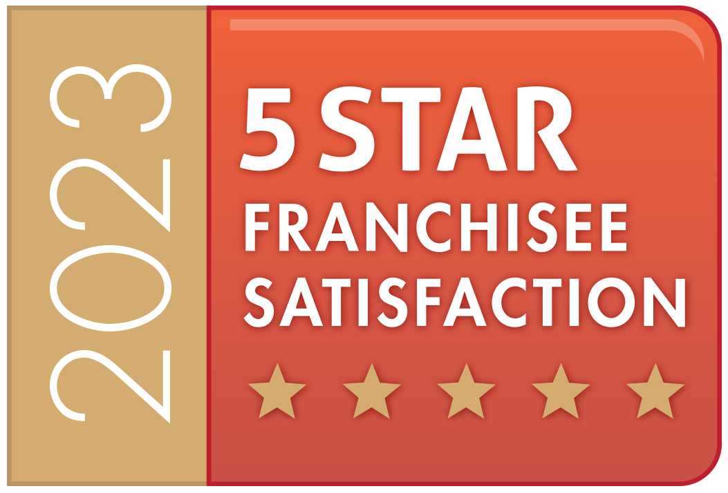 Franchise opportunities 2023 5 star franchise satisfaction logo